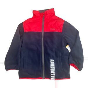 OshKosh Blue & Red Reversible Fleece Jacket